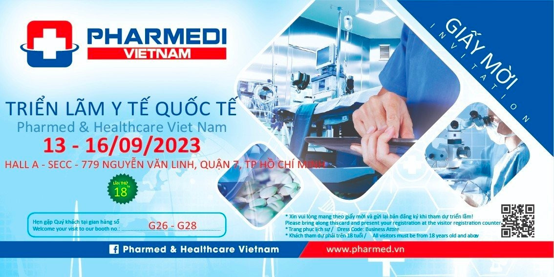 Triển Lãm Y Tế - TP.HCM 2023 ngày 13 - 16 /9/2023